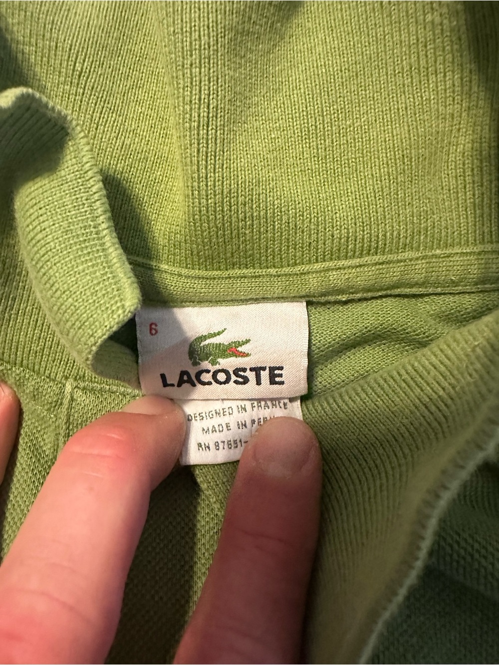 Lacoste Polo Shirt - Good condition - Picture 2 of 2